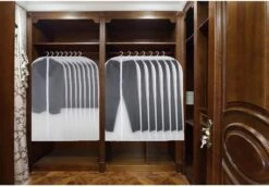 Merkloos 5x Duurzame Transparante Kledinghoes Met Rits- Doorzichtige Kledinghoes - Doorkijk - 60x110CM -Voyago Winkel 1200x836 6