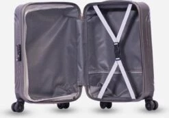 ©TROLLEYZ - Florence No.7 - Reiskoffer 78cm Met TSA Slot - Dubbele Wielen - 360° Spinners - 100% ABS - Reiskoffer In Cloudy Grey -Voyago Winkel 1200x837 2