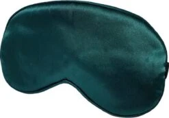 Slaapmasker Extra Zacht Satijn - Groen - Thuis - Verduisterend - Onderweg - Vliegtuig - Festival - Slaapcomfort - ODaani -Voyago Winkel 1200x837 8