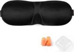 Professor Q - Slaapmasker - Zijden Slaapmasker - Verstelbaar Oog Masker Slaap – Zijde Zwart Nachtmasker - Ooglapje - Oogkapje - Slaapbril -Voyago Winkel 1200x843 6