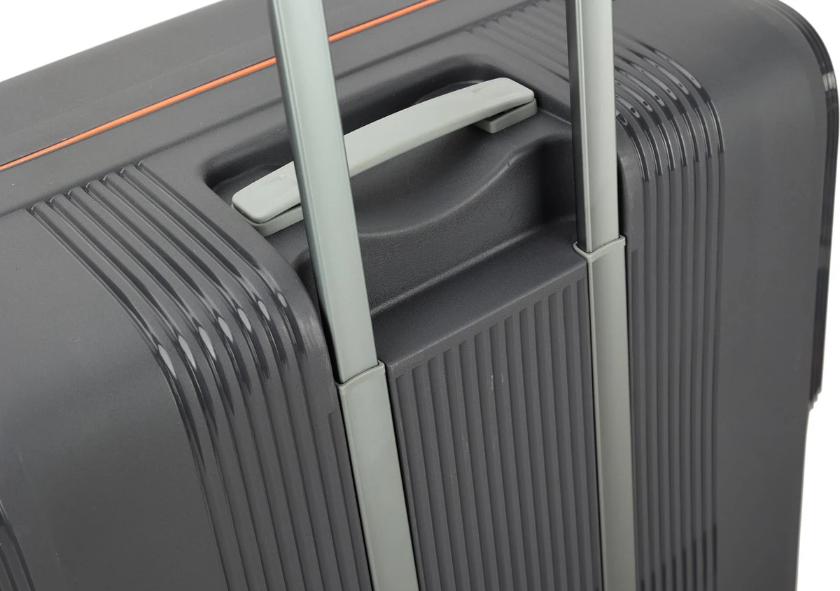 Decent Koffer / Trolley / Reiskoffer - 77 X 54.5 X 31.5 Cm - 116 Liter - Polypropyleen - Maat XL - On-Tour - Grijs 7 Decent Koffer / Trolley / Reiskoffer - 77 X 54.5 X 31.5 Cm - 116 Liter - Polypropyleen - Maat XL - On-Tour - Grijs - Afbeelding 5