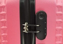 SB Travelbags Handbagage Koffer 51cm 4 Wielen Trolley - Roze -Voyago Winkel 1200x848 1