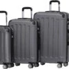 TRVLMORE Kofferset - 3 Delig - 38L (handbagage) + 70L + 110L - Donkergrijs 2 TRVLMORE Kofferset - 3 Delig - 38L (handbagage) + 70L + 110L - Donkergrijs -Voyago Winkel 1200x851