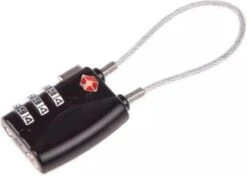 Merkloos TSA Kofferslot 3 Cijferig - Reisslot – Reis Cijferslot – Cijferhangslot - Hangslot - 2 STUKS - Bagageslotjes – Slot Voor Bagage – USA Slotjes-Kluisslotje - Zwart - 2 Stuks