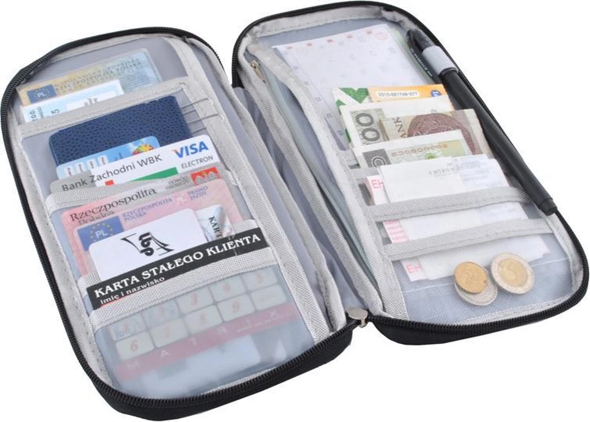Merkloos Reisdocumenten En Paspoort Organizer 3 Merkloos Reisdocumenten En Paspoort Organizer