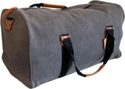 Reistas Canvas Deluxe | 50 Liter Weekendtas | 56 X 32 X 30cm | Reistas | Sport Tas| Grijs