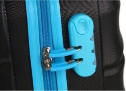 Decent Lumi Fix Handbagage Koffer - 55 Cm - Black/Blue -Voyago Winkel 1200x866