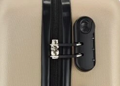 SB Travelbags Bagage Koffer 65cm 4 Wielen Trolley - Champagne -Voyago Winkel 1200x868