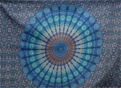 Ulticool - Mandala Blauw - Handdoek Microvezel - Sneldrogend Badlaken – 160 X 80 Cm - Voor Reizen Fitness Gym Sport Spa Yoga - Reishanddoek - Microfiber Decoratie Doek - Voor Man Of Vrouw - Lichtgewicht Kleed Reis Strandlaken -Voyago Winkel 1200x873 3