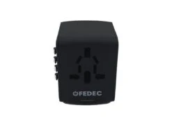 FEDEC Universele Wereldstekker Met 4 USB Poorten - Internationale Reisstekker Voor 150+ Landen - Engeland (UK) - Amerika (USA) - Australië - Azië - Zuid Amerika - Reis Adapter - Wereld Stekker - Oplader – Zwart -Voyago Winkel 1200x880 18