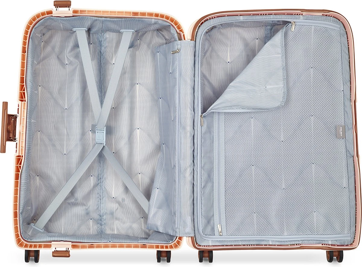 Delsey Moncey 4 Wheel Trolley 69 Pink 6 Delsey Moncey 4 Wheel Trolley 69 Pink - Afbeelding 4