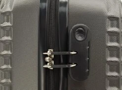 SB Travelbags Handbagage Koffer 55cm 4 Wielen Trolley - Donker Grijs -Voyago Winkel 1200x890