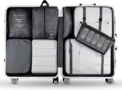 Somstyle Packing Cubes Set 8-Delig - Organizer Voor Koffer En Backpack - Zwart -Voyago Winkel 1200x890 4