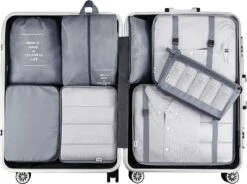 BOTC Packing Cubes Set 9-Delig – Kleding Organizer Voor Koffers, Tassen En Backpack - Grijs -Voyago Winkel 1200x893 2