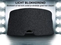 Luxe Slaapmasker - Grijs - Reizen - Reis - 100% Verduisterend Slaapmasker + Opbergzakje - Verstelbaar Oogmasker - Zacht En Ademend - Blinddoek - Vrouwen - Mannen - Kinderen - Slaap Masker - Nachtmasker - Slaapmaskers -Voyago Winkel 1200x897 6