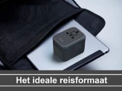 Wereldstekker Met USB-C En 4 USB Poorten - 2000 Watt Internationale Universeel Reisstekker Voor 150+ Landen O.a. Amerika, Engeland En Italie - Zwart Van Zedar -Voyago Winkel 1200x900 27