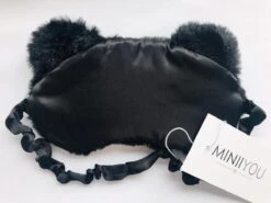 Merkloos MINIIYOU® Zwarte Kat Kinder Slaapmasker - Reismasker Vanaf 5 Jaar | Reismasker Kind | Slaapmasker Kind Meisje | Pluche Polyester | Kinderen Accessoires | Goede Nachtrust -Voyago Winkel 1200x900 60