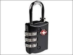 Cijferslot TSA Zwart - 3 Cijfers - Wereldwijd Geaccepteerd