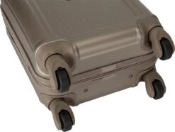 Decent Handbagage Koffer / Trolley / Reiskoffer - 42 Cm - 24 Liter - ABS - Maxi Air - Champagne -Voyago Winkel 1200x904