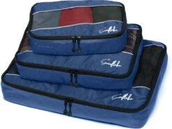 Sunflake Packing Cubes Set - 3 Stuks - Geschikt Voor Handbagage, Backpack & Koffer - Donkerblauw -Voyago Winkel 1200x904 9
