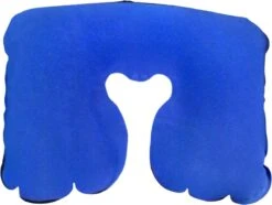 Reiskussen Nekkussen - Nekkussen Auto - Vliegtuig - Opblaasbaar - Opblaas Nekkussen - Blauw