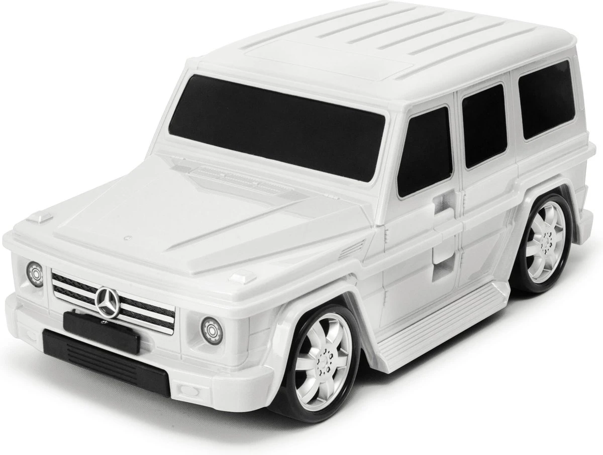 Mercedes-Benz G63 - Grijs - Kinderkoffer - Kinder Trolley - 20L 3 Mercedes-Benz G63 - Grijs - Kinderkoffer - Kinder Trolley - 20L