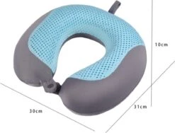 Recalma Nekkussen - Ergonomisch Foam - Uitwasbaar - U Vorm - Reiskussen Vliegtuig, Auto En Thuis -Voyago Winkel 1200x911 1