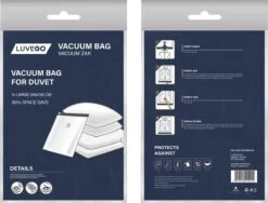 Luvego Vacuüm Opbergzak Voor Matras - 1 XXL Vacuüm Opbergzak Voor Matras Of Textiel -Voyago Winkel 1200x911 3