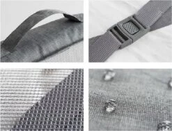 Merkloos Luxe Packing Cubes Set - Uitgebreide 7 Delige Set - Kleding Organizer Voor Koffer En Backpack - Bagage Organizers Voor Kleding - Ondergoed - Schoenen - Elektronica - Waszak - Grijs -Voyago Winkel 1200x914 6