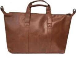 Reistas R&B | Lichtbruin | Vakantietas | Leren Tas | Schoudertas| Unisex -Voyago Winkel 1200x917 1