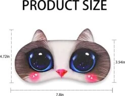 Vardaan Slaapmaskers - Zacht & Wollig - Voor Reizen, Dutjes, Yoga & Slapen In De Nacht - Set Van 4 Leuke Hondjes -Voyago Winkel 1200x922 11