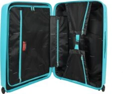 Decent CROSS-ONE PP Trolley 76 Cm - 94 Liter - TSA Slot - Lightblue -Voyago Winkel 1200x924 4
