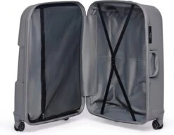 ©TROLLEYZ - Venice No.10 - Trolley - 55cm Met TSA Slot - Dubbele Wielen - 360° Spinners - 100% Polypropyleen - Handbagage Koffer In Silver Stone 16 ©TROLLEYZ - Venice No.10 - Trolley - 55cm Met TSA Slot - Dubbele Wielen - 360° Spinners - 100% Polypropyleen - Handbagage Koffer In Silver Stone -Voyago Winkel 1200x928 3