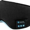 Traveltime - Slaapmasker Met Speakers - Bluetooth 5.0 - 100% Verduisterend - Verstelbaar - Zwart