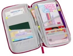 Reis Portemonnee Donkerblauw Zonder Logo - Travel Wallet Navy - Reisdocumenten Houder - Paspoorthouder - Paspoorthoesje -Voyago Winkel 1200x933 8