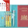 Merkloos Jeans Style RFID Paspoort Hoesje Anti Skim / Paspoorthouder Roze-Turquoise -Voyago Winkel 1200x936 8