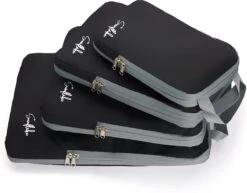 Sunflake Compression Packing Cubes - Set Van 4 - Zwart -Voyago Winkel 1200x938 6