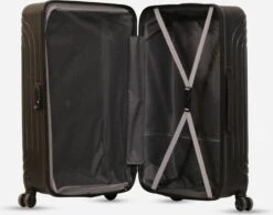 ©TROLLEYZ - Florence No.7 - Reiskoffer 78cm Met TSA Slot - Dubbele Wielen - 360° Spinners - 100% ABS - Reiskoffer In Night Black -Voyago Winkel 1200x942 6
