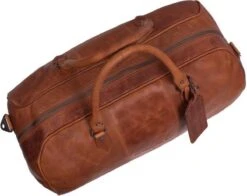Chesterfield Leren Reistas / Weekendtas William - 40 Liter - Cognac -Voyago Winkel 1200x954 2