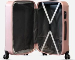 ©TROLLEYZ - Bali No.22 - Reiskoffer 69cm Met TSA Slot - Dubbele Wielen - 360° Spinners - 100% ABS - Reiskoffer In Cosmopolitan Pink -Voyago Winkel 1200x955 2