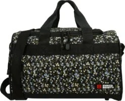 Enrico Benetti San Jose Sporttas/ Reistas - 46040 - Zwart Met Madeliefjes