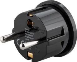 Goobay USA Naar EU Wereldstekker - Geaard - Zwart -Voyago Winkel 1200x969 10