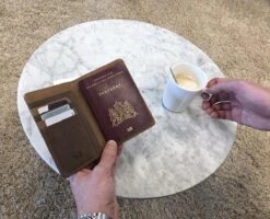 Su.B.dgn Paspoort Hoesje- RFID- Passport Cover- Kaarthouder - Luxe Leer- Bruin -Voyago Winkel 1200x970 9