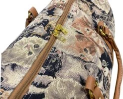 Leonardo Weekendtas Cats 50Liter Limited Edition - Reistas - 50x30x30 - Duffelbag Poes Kittens -Voyago Winkel 1200x973 8