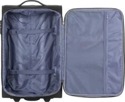 Travelbags Handbagage Zachte Koffer / Trolley / Reiskoffer - The Base - 55 Cm - Zwart -Voyago Winkel 1200x976