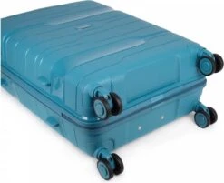 Decent ONE-CITY Large Koffer - 76 Cm - TSA Slot - Petrol -Voyago Winkel 1200x978