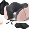 Memory Foam Nekkussen Inclusief Slaapmasker & Oordopjes - Reiskussen - Vliegtuig Kussen - Travel Pillow : Roze 1 Memory Foam Nekkussen Inclusief Slaapmasker & Oordopjes - Reiskussen - Vliegtuig Kussen - Travel Pillow : Roze -Voyago Winkel 1200x978 6