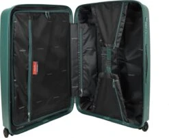 Decent CROSS-ONE PP Trolley 76 Cm - 94 Liter - TSA Slot - Darkgreen -Voyago Winkel 1200x980