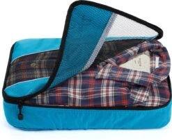 Sunflake Packing Cubes Set - 3 Stuks - Geschikt Voor Handbagage, Backpack & Koffer - Blauw -Voyago Winkel 1200x981 11