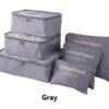 Packing Cubes Set - Koffer Of Tas Organizer - Inpak Zakken - Grijs -Voyago Winkel 1200x989 2